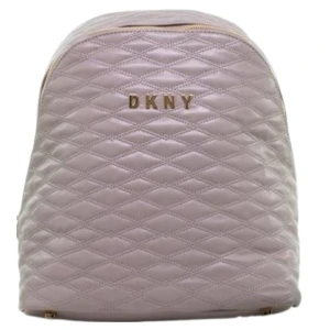 DKNY Allure"14 Quilted Backpack/Gold Tone Logo