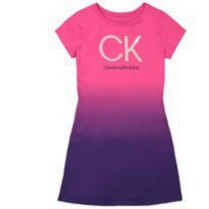 Calvin Klein big girls pink dress