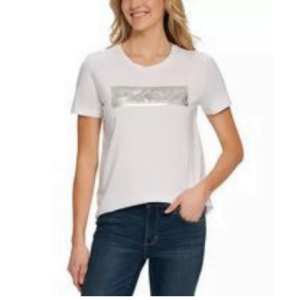 DKNY T shirt white medium size