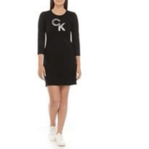 Calvin Klein T shirt dress /black/large