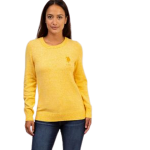 US Polo assn women's sweater/yellow/medium.