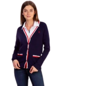 US Polo assn women's sweater with bottom/dark navy/small
