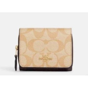 COACH WOMEN'S WALLET/BEIGE.BROWN