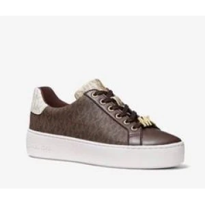 MICHAEL KORS WOMEN'S SNEAKERS/BROWN.VANILLA/SIZE 39