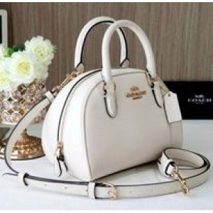 COACH WHITE .CROSSBODY BAG..