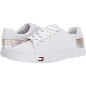 TOMMY HILFIGER WOMEN'S SNEAKERS/WHITE.GOLD.SILVER/SIZE 40