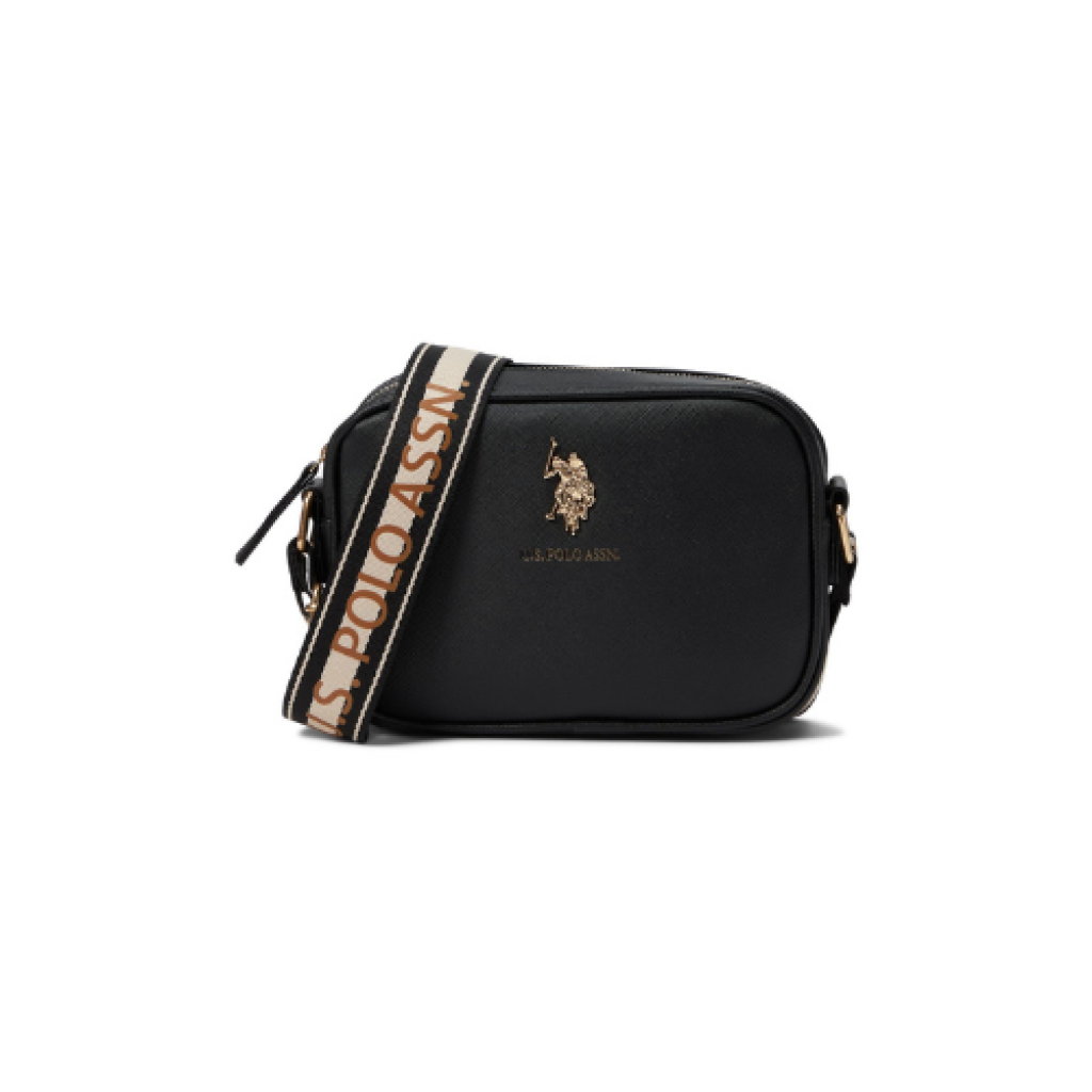 U.S. Polo Assn. Womens Houston Crossbody Pocket Bag Black main image 1