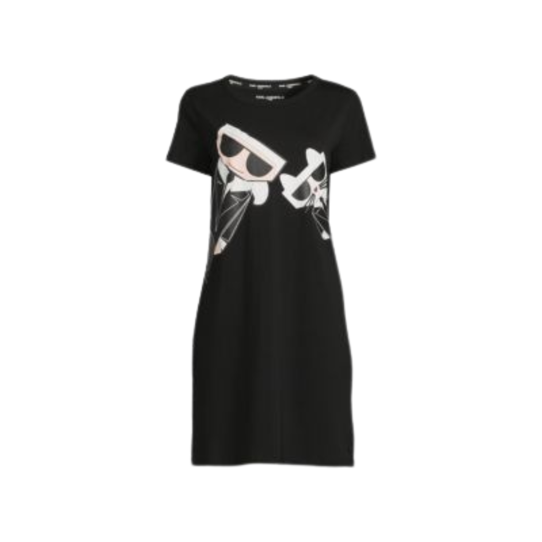 Karl Lagerfeld Dress Choupette Black