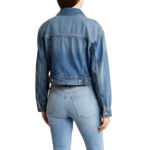 Alternative view of Calvin Klein Jeans Crop Denim Trucker Jacket -Trinity