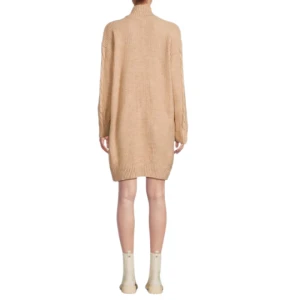 CALVIN KLEIN JEANS Half Zip Cable Knit Sweater Dress - Image 2