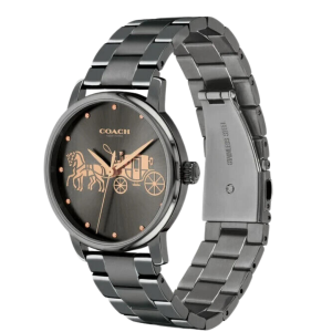 Brand New Coach Women’s Gunmetal Grey Watch - Image 2