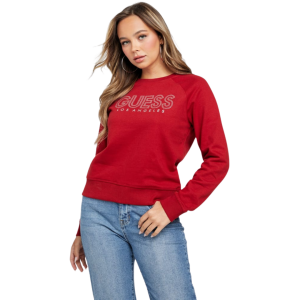 Ruby Logo Sweatshirt -Red noir