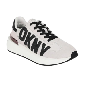 DKNY Women's Arlan Retro Lace Up Sneaker In Pebble