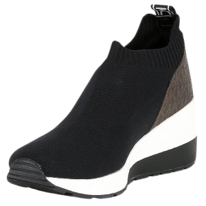 Michael Kors Mabel Knit Slip-On Wedge Platform Trainers