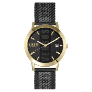 VERSUS Versace           Barbes Mesh Strap Watch, 44mm