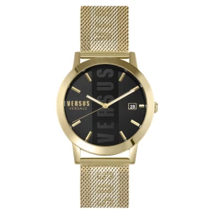 VERSUS Versace      Barbes Mesh Strap Watch, 44mm