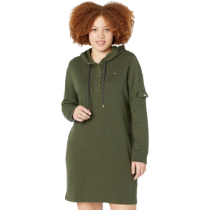 Tommy Hilfiger French Terry Snap Hoodie Dress