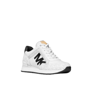 MICHAEL KORS Maddy Two-Tone Logo Trainer