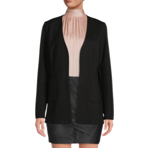 CALVIN KLEIN Ponte Open Front Jacket