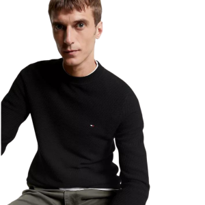 TOMMY HILFIGER RECTANGLE STITCH SWEATER - Image 3