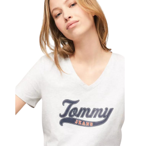Alternative view of TOMMY JEANS TOMMY LOGO V-NECK T-SHIRT