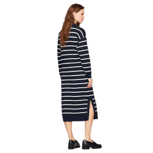 Alternative view of TOMMY HILFIGER LONG-SLEEVE STRIPE POLO SWEATER DRESS