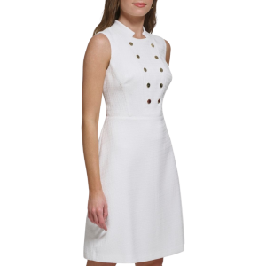 Alternative view of Tommy Hilfiger Hopsack Bandleader Sleeveless A-Line Dress