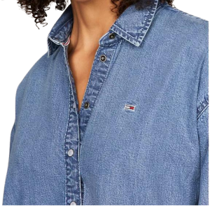 TOMMY JEANS CHAMBRAY SHIRTDRESS - Image 4