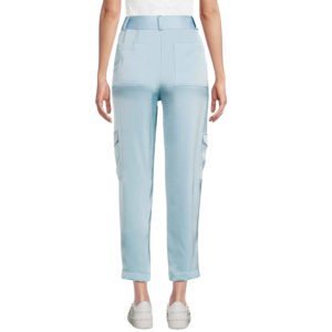 CALVIN KLEIN Belted Satin Cargo Pants