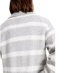 TOMMY HILFIGER WOOL STRIPE POLO SWEATER DRESS - Image 3