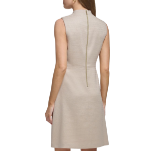 Tommy Hilfiger Hopsack Bandleader Sleeveless A-Line Dress - Image 4