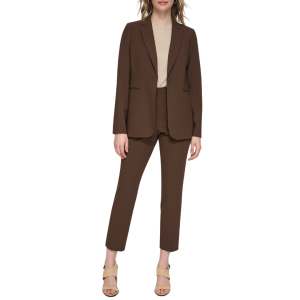 Calvin Klein Woven Lux Stretch Notch Lapel Collar Jacket - Image 3