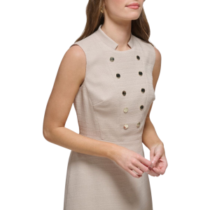 Alternative view of Tommy Hilfiger Hopsack Bandleader Sleeveless A-Line Dress