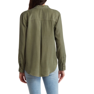 Alternative view of Calvin Klein Roll Tab Long Sleeve Button-Up Shirt