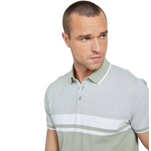 GUESS Eco Kai Color-Block Polo Shirt