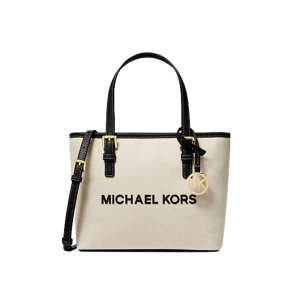 MICHAEL KORS Jet Set Travel Extra-Small Canvas Top-Zip