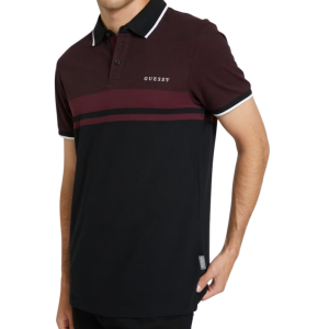 GUESS Eco Kai Color-Block Polo Shirt