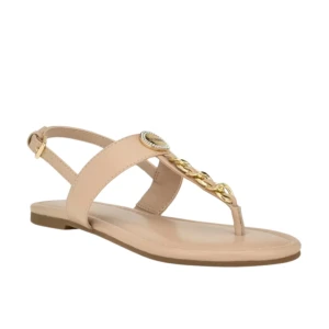 GUESS Livvy Chain T-Strap Sandals