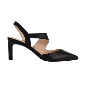 Alternative view of CALVIN KLEIN Larin Pointed Toe Slingback Asymmetrical Strap Pumps