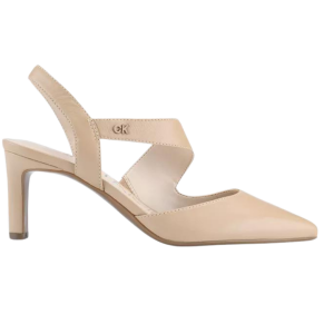 Alternative view of CALVIN KLEIN Larin Pointed Toe Slingback Asymmetrical Strap Pumps