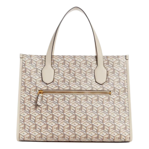 Alternative view of GUESS Silvana Small Monogram Double Compartment Tote