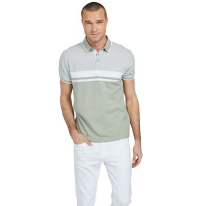 Alternative view of GUESS Eco Kai Color-Block Polo Shirt