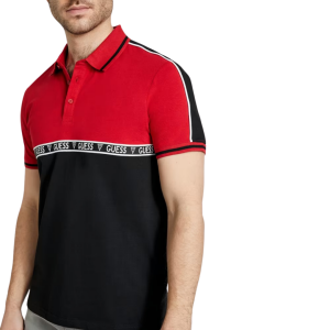 Alternative view of GUESS Eco Tai Color-Block Polo