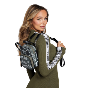 Alternative view of GUESS Logo Print Nylon Crossbody