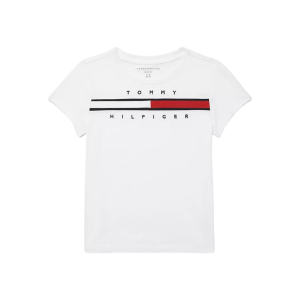 Tommy Hilfiger Kids' Embroidered Flag Logo T-Shirt