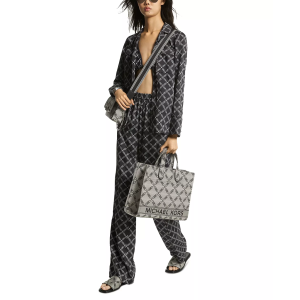 MICHAEL KORS Gigi Logo Large Grab Tote - Image 3