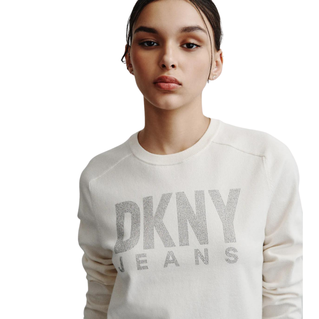 Dkny Sweater DKNY Women's Logo Crewneck Sweater - SHEIN A Dkny Mujer, image size:1024x1024