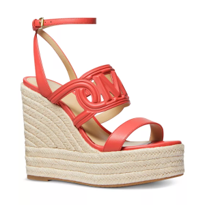 MICHAEL MICHAEL KORS Women's Alma Logo-Strap Platform Sandals