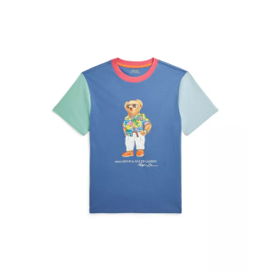 Alternative view of POLO RALPH LAUREN Big Boys Polo Bear Color-Blocked Cotton T-shirt