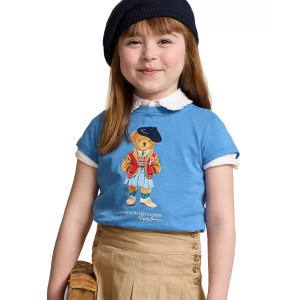 Alternative view of POLO RALPH LAUREN Toddler and Little Girls Polo Bear Cotton Jersey T-shirt